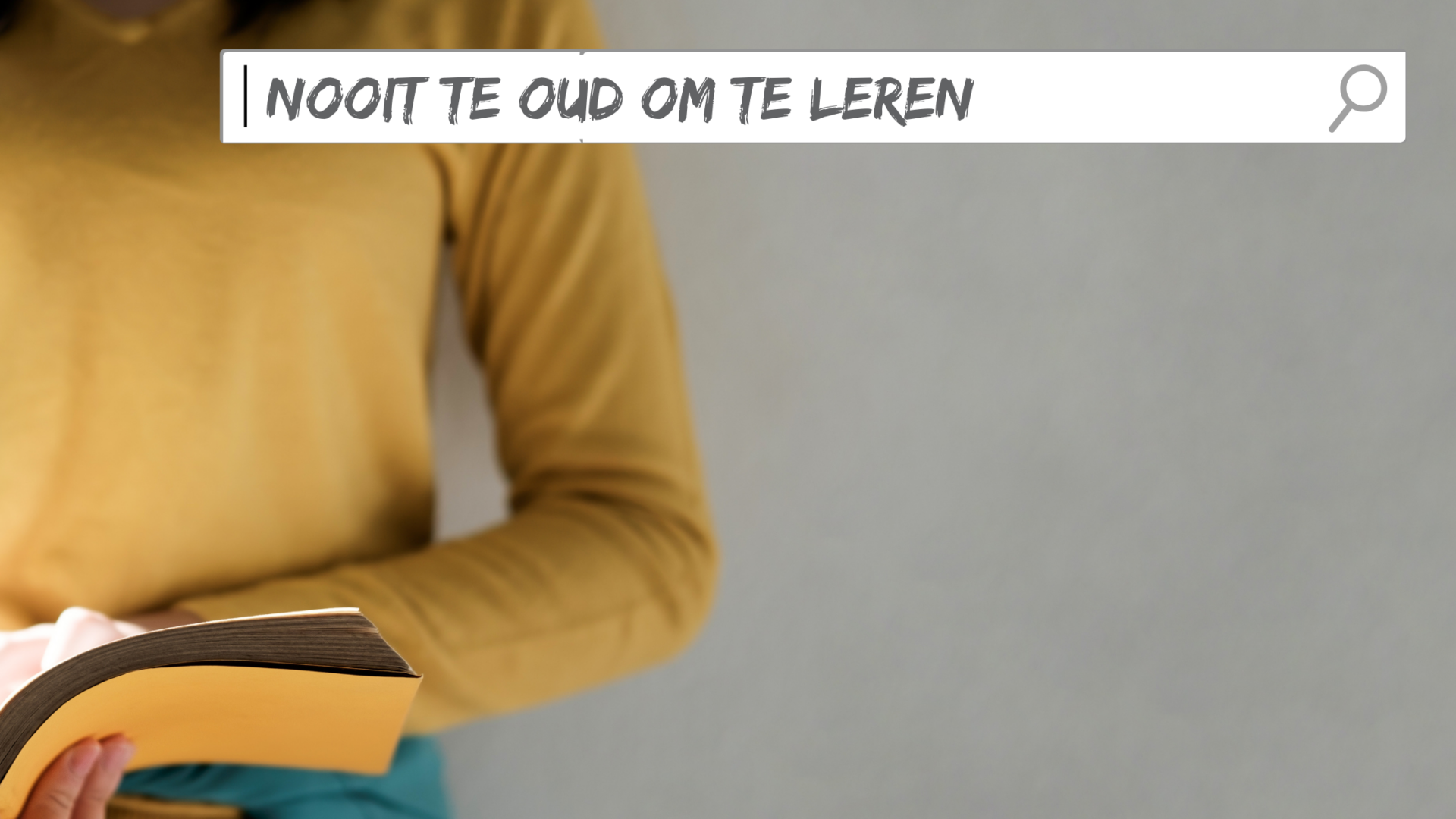 Nooit te oud om te leren