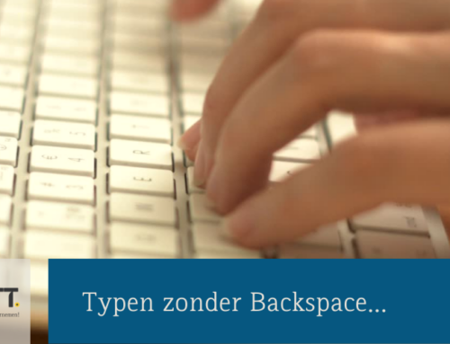 Leven is typen zonder backspace